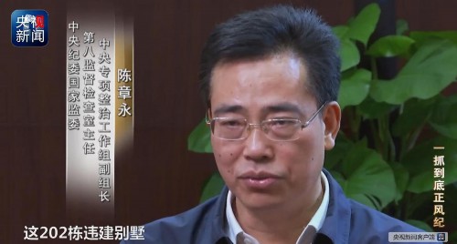 陈章永:这202栋违建别墅大多数是农民自建的违建别墅.