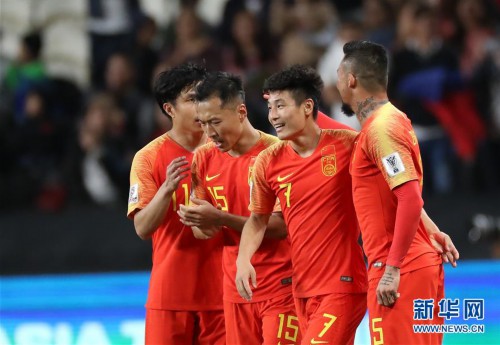 （亚洲杯）（15）足球——小组赛：中国队胜菲律宾队