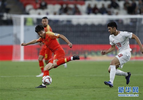 （亚洲杯）（30）足球——小组赛：中国队胜菲律宾队