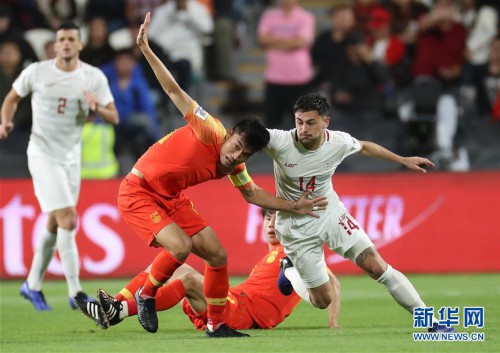 （亚洲杯）（43）足球——小组赛：中国队胜菲律宾队