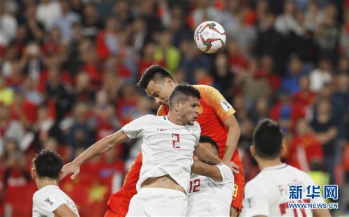 （亚洲杯）（45）足球——小组赛：中国队胜菲律宾队