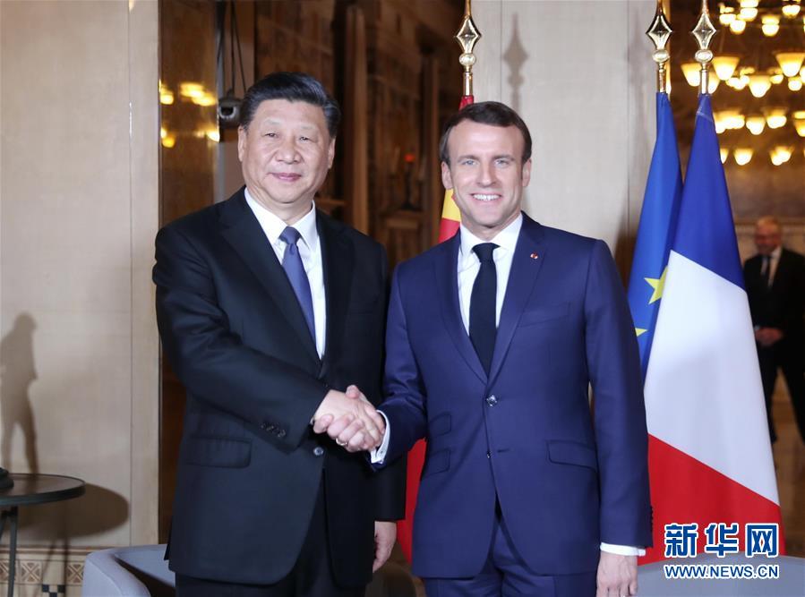 （XHDW）（1）习近平会见法国总统马克龙