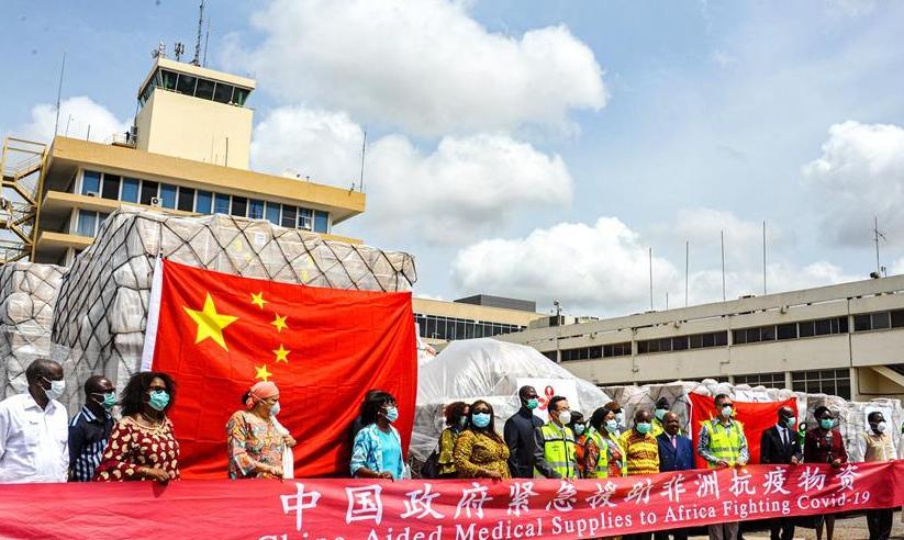 （国际疫情）（1）中国援非抗疫物资运抵加纳