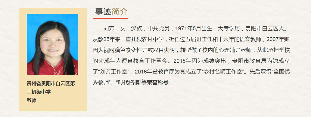 刘芳简介余留芬简介李桂莲简介邓迎香简介文朝荣简介马克俭简介