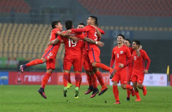 （体育）（7）足球——中国杯：智利胜克罗地亚
