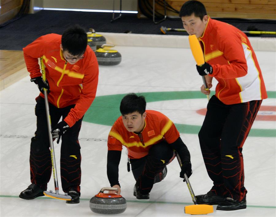 （亚冬会）（2）冰壶——男子组：中国队战胜日本队