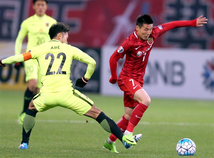 （体育）（11）足球——亚冠：上海上港胜浦和红钻