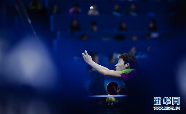 （体育）（2）乒乓球——亚锦赛男子团体半决赛：韩国队晋级决赛