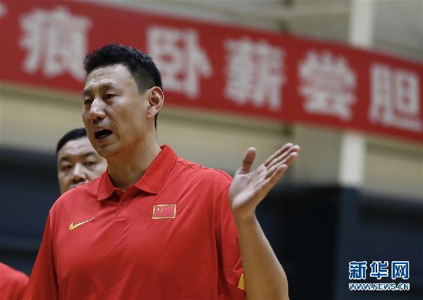 （体育）（6）篮球——中国男篮红队举行公开训课