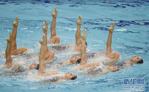 （全运会）（11）花样游泳——集体项目预赛赛况