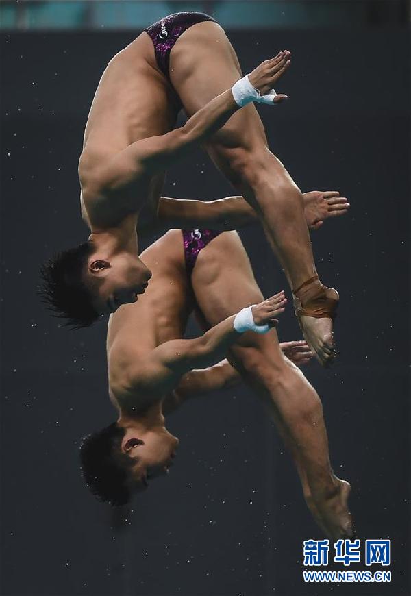 （全运会）（6）跳水——男双十米跳台：陈艾森/杨昊夺冠