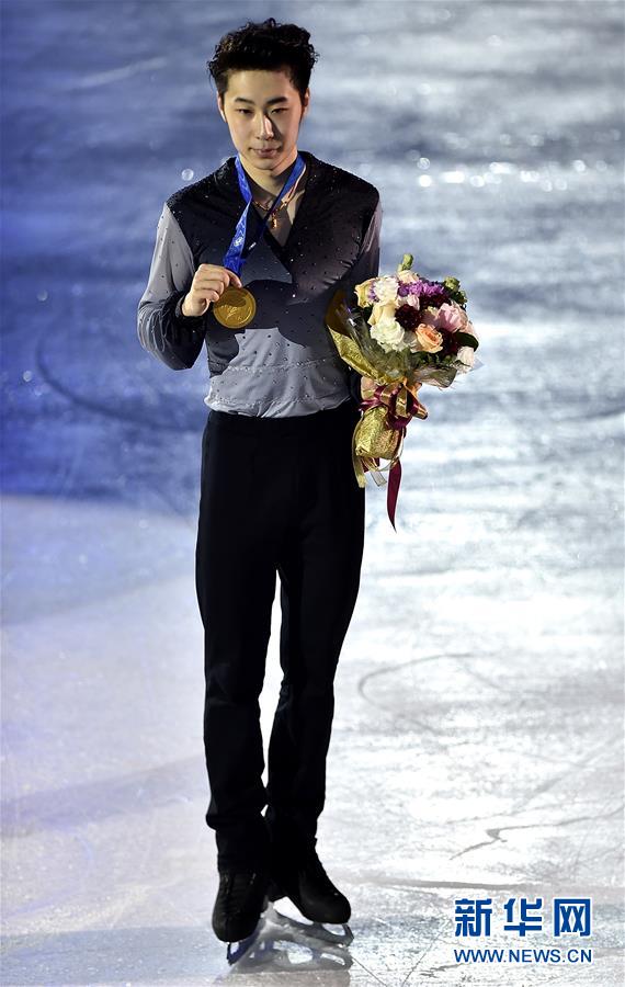 （体育）（2）花样滑冰——四大洲锦标赛：金博洋获得男单冠军