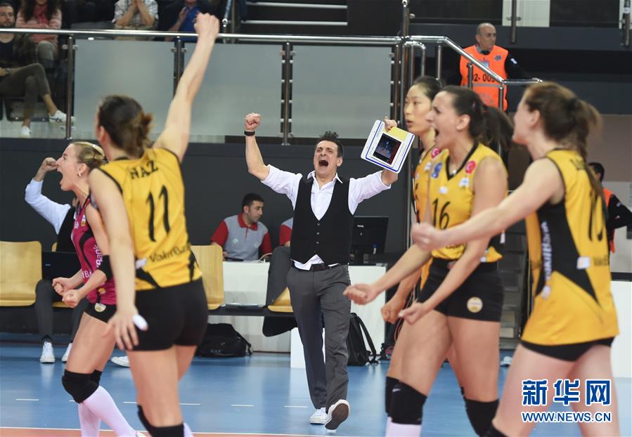 （体育）（3）排球——土耳其女排联赛：瓦基弗银行晋级决赛