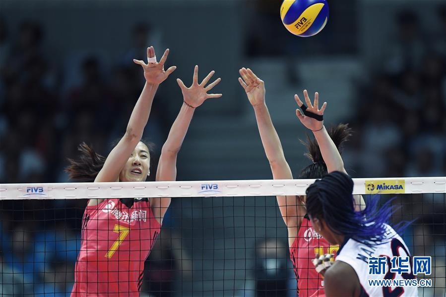 （体育）（5）排球——世界女排联赛：中国胜多米尼加