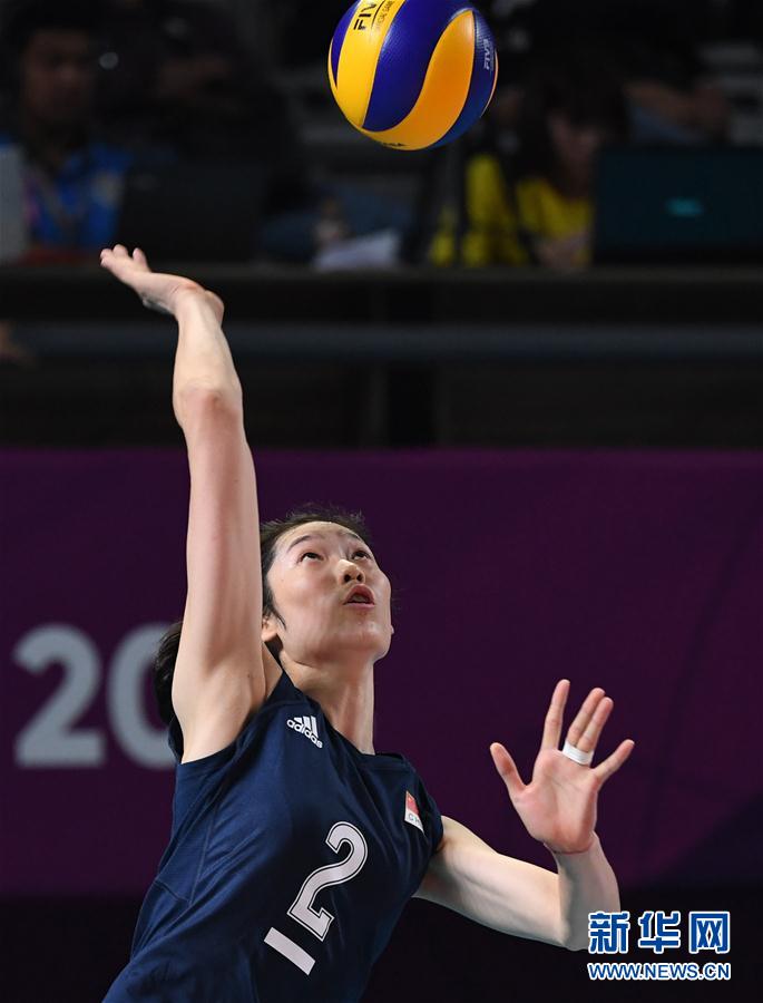 （亚运会）（6）排球——女子小组赛：中国对阵中国台北