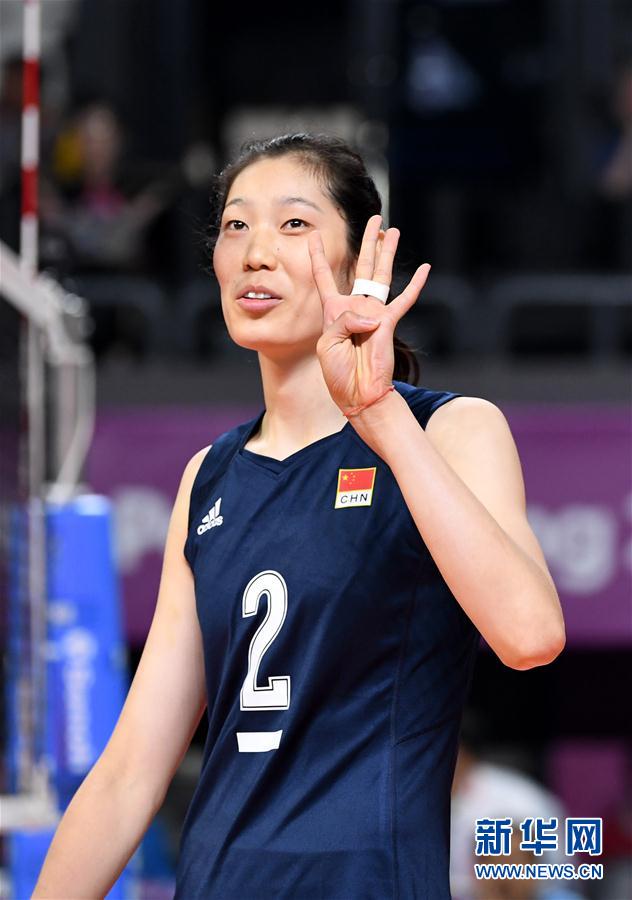 （亚运会）（3）排球——女子小组赛：中国对阵中国台北