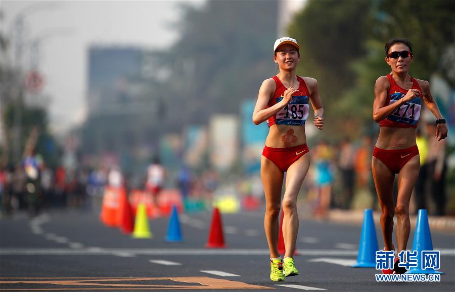 （亚运会）（4）田径——中国选手女子20公里竞走摘金夺银