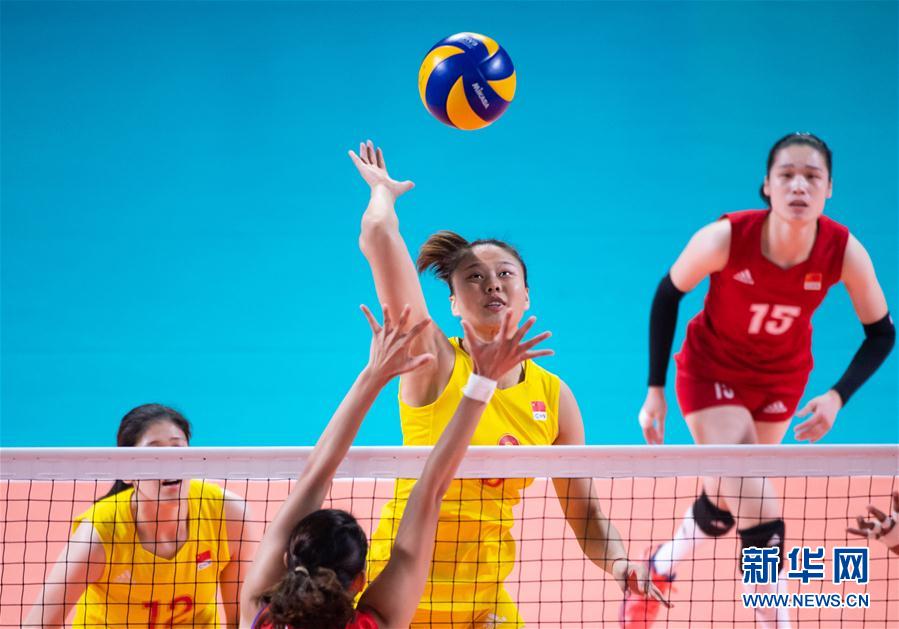 （亚运会）（5）排球——女子四分之一决赛：中国胜菲律宾