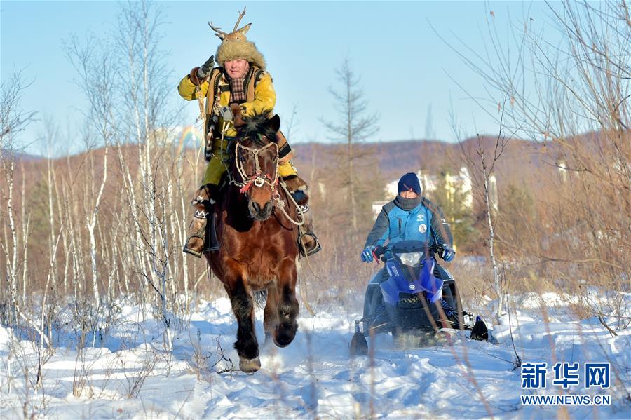 #（文化）（3）内蒙古：第四届鄂伦春冰雪“伊萨仁”开幕