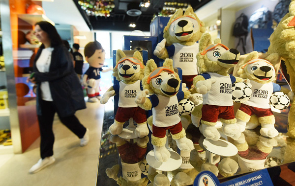 2018年俄罗斯世界杯吉祥物"扎比瓦卡".