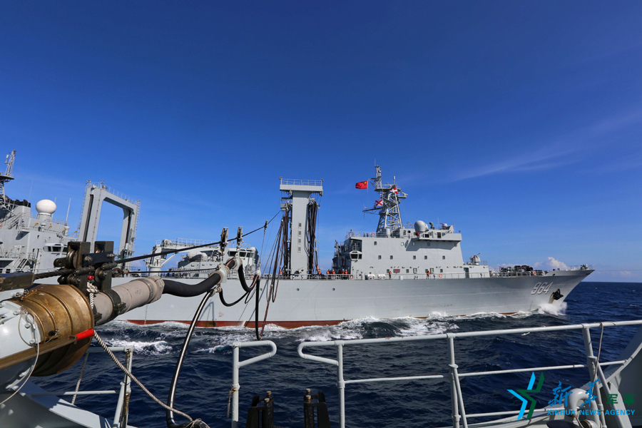 辛苦了!海军南海舰队远海训练编队结束任务返回母港