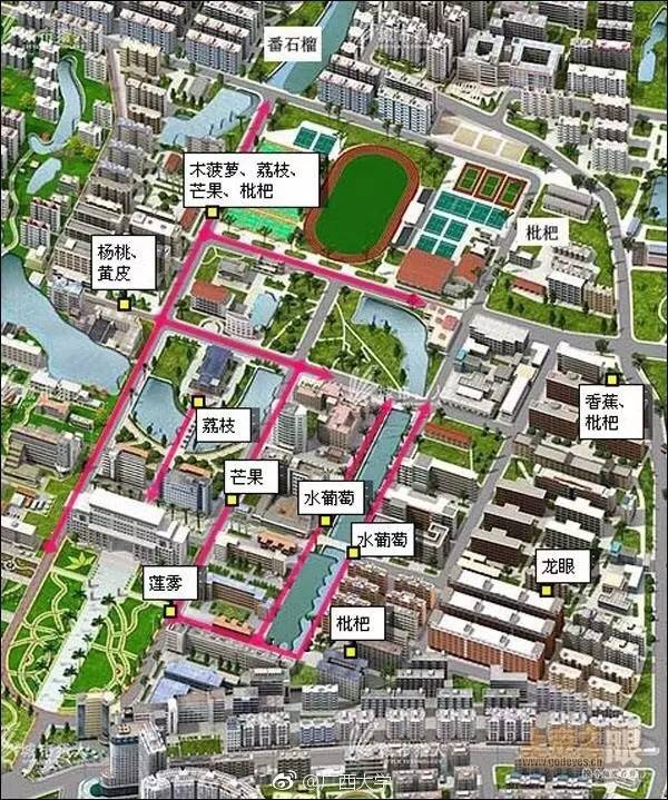 贺州学院西校区地图图片
