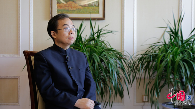 中国社会科学院台港澳研究中心主任黄平 摄影/杨楠