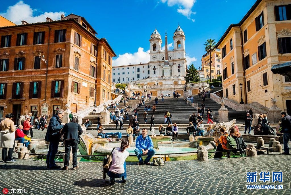 意大利:西班牙广场 piazza di spagna