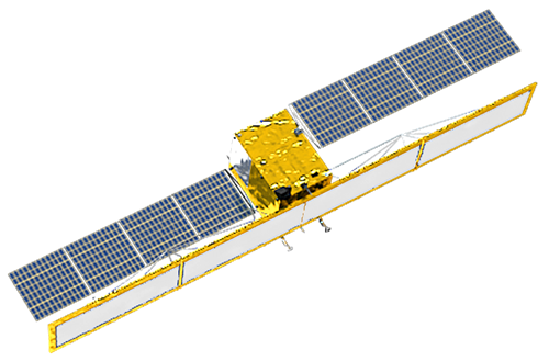 高分-3卫星外形示意图