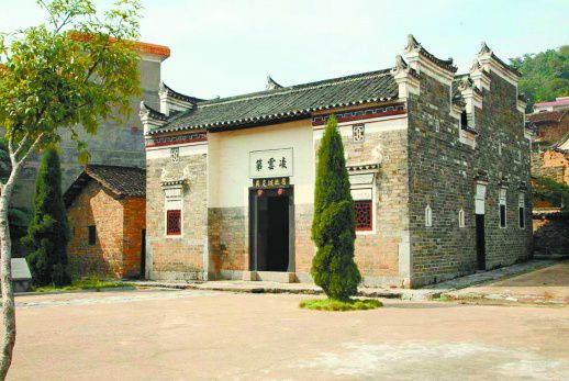 位于永兴县三塘乡下青村的黄克诚故居. (资料图片)通讯员 摄