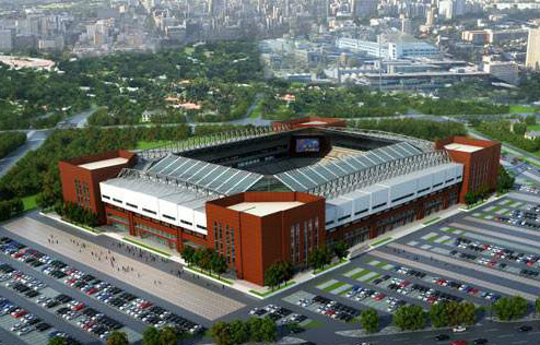 天津团泊足球场外观