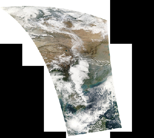 风云三号d星成功接收第一幅图