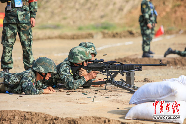 武警部队举行首届"突击"火力分队大比武